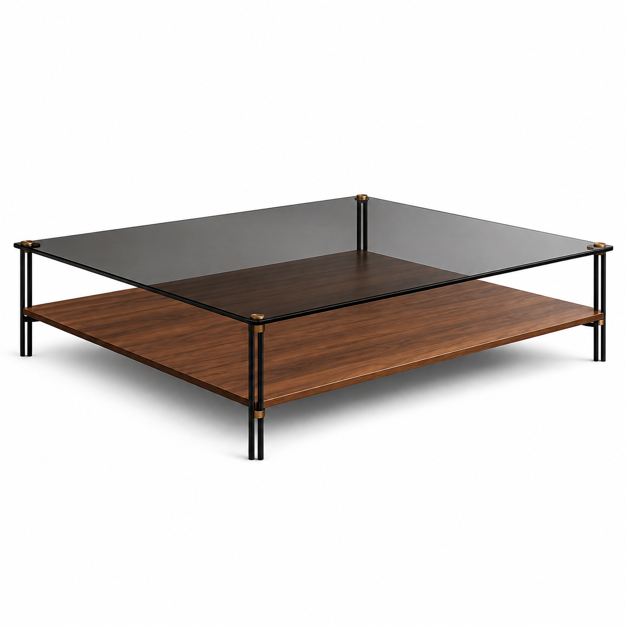 Mesa Nox | Mesa de Centro de Cristal Ahumado