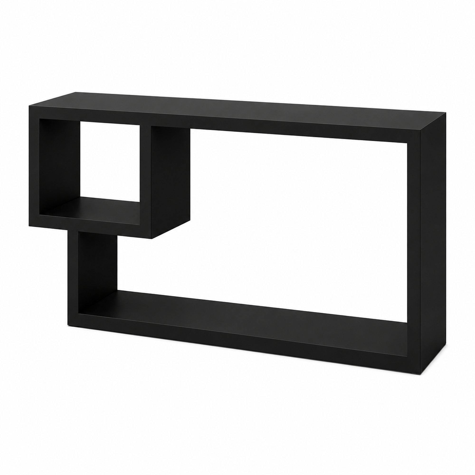 Recibidor Onix | Consola Negra Minimalista